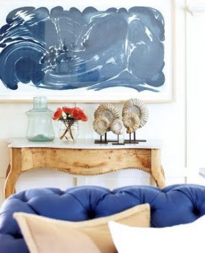 Blue and white decor and fashion - hamptons-blue-artwork.jpg